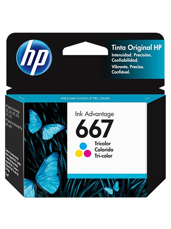 HP 667 TRICOLOR | Tinta Original